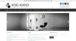 Desktop Screenshot of kogaudio.com